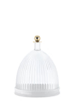 Kartell La Coupole Centrotavola Bianco-Trasparente | Design Fabio Novembre