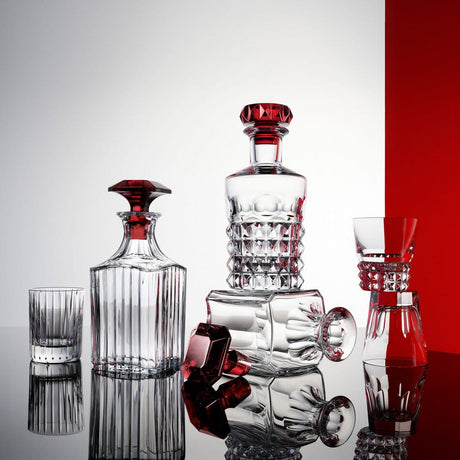 Baccarat - Decanter per whisky Harmonie tappo rosso