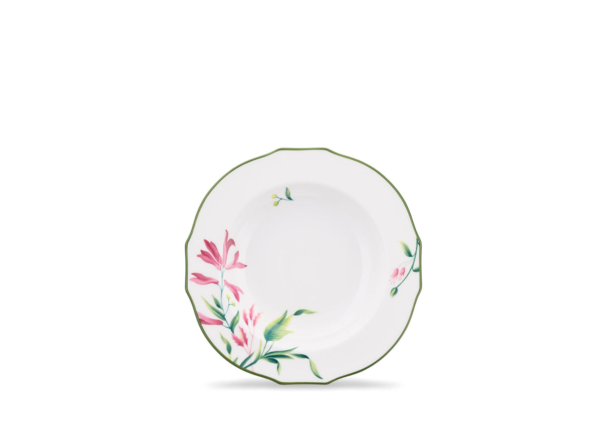 Ginori 1735 – Florenza – Servizio piatti 18 pezzi – Rosa Malva