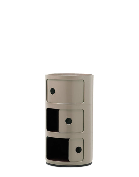 Kartell - Componibili 3 elementi new colors - Tortora
