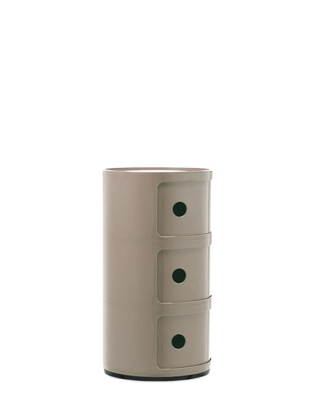 Kartell - Componibili 3 elementi new colors - Tortora