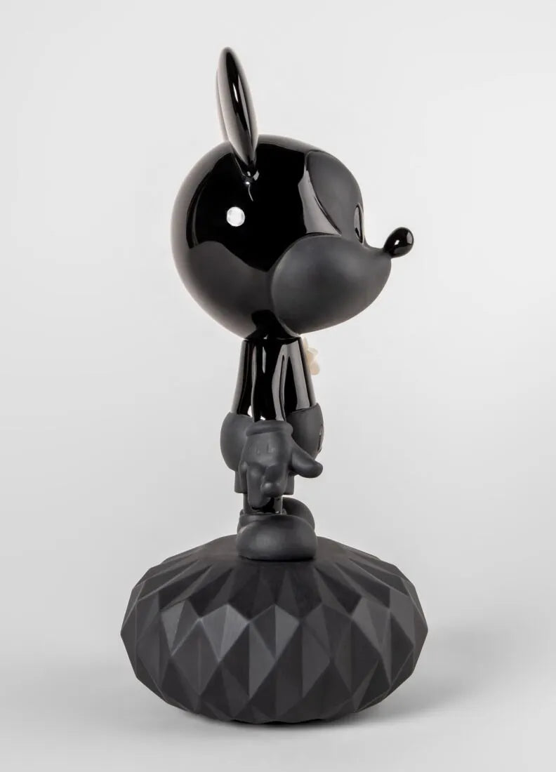 Lladró - Mickey Total Black - figura di Topolino