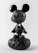 Lladró - Mickey Total Black - figura di Topolino