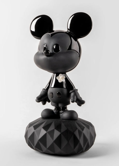 Lladró - Mickey Total Black - figura di Topolino