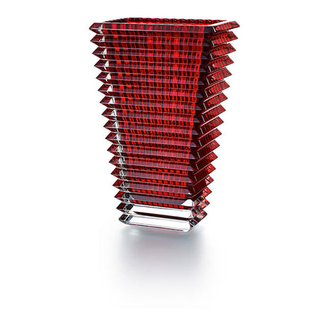 Baccarat Eye - Vaso Rettangolare S in Cristallo Rosso