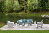 Gervasoni - Inout 44 - Tavolino/Pouf Bianco Cemento