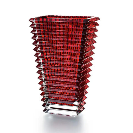 Vaso Cristallo Baccarat Eye Rettangolare 300 Rosso - Design Nicolas Triboulot