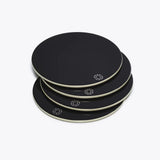 Baccarat - Sottobicchiere Octogone nero - Set 4 pz