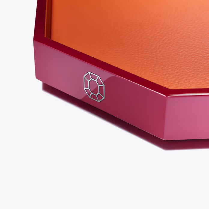 Baccarat – Vassoio Octogone Arancio Piccolo