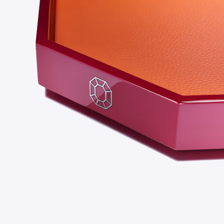 Baccarat – Vassoio Octogone Arancio Piccolo