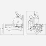 Berkel - Affettatrice Volano B114 Rosso