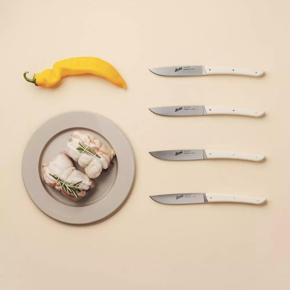 Berkel - Set 4 Coltelli Bistecca Color - Crema
