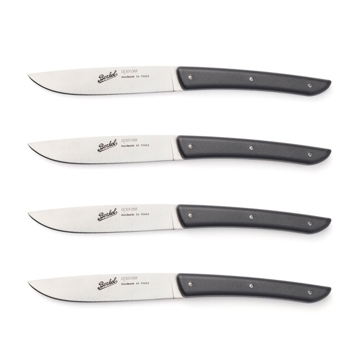 Berkel - Set 4 Coltelli Bistecca Color - Nero