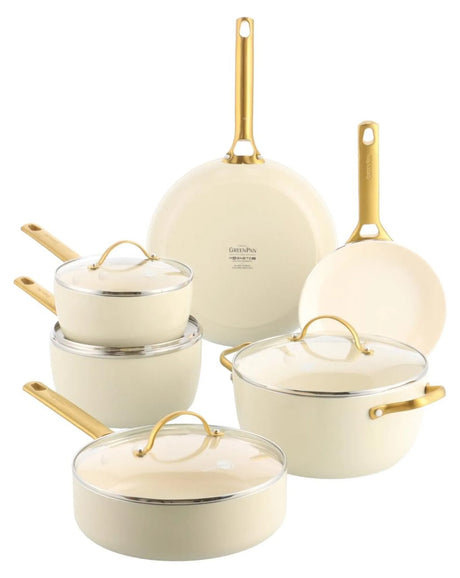 GreenPan - Set Padova Reserve Cream White 10 pz