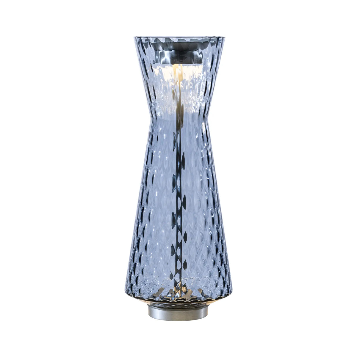 VENINI - Tiara Luce - Lampada H48 col. Uva - Blu fumè