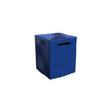 Gervasoni - Inout 42 - Tavolino\Pouf Blu cemento