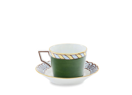 Ginori 1735 - Il Viaggio di Nettuno - Servizio da the per 2 - Pine Green