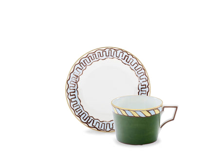 Ginori 1735 - Il Viaggio di Nettuno - Servizio da the per 2 - Pine Green