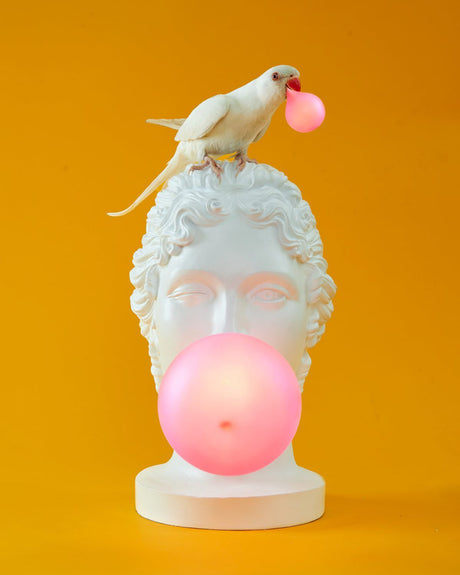 Seletti Grace Lamp – retro con luce accesa