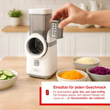 Multi-Slicer (tipo 8402), tritatutto, taglierino, taglierina da cucina, 80 W, bianco