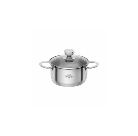 Ballarini 1889 – Ballarini - Ancona - Casseruola 2 manici con coperchio 16cm