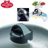 Ballarini 1889 – Ballarini - Coperchio in vetro Steelrim Bombato con sfogo 32cm