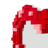 Seletti - Pixel mirror - Heart