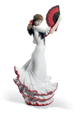 Lladró - Donna Flamenco - Anima e Passione - Ed. 60° Anniversario - Rosso