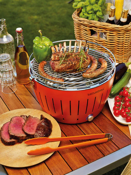 Lotus Grill - Barbecue portatile XL arancio