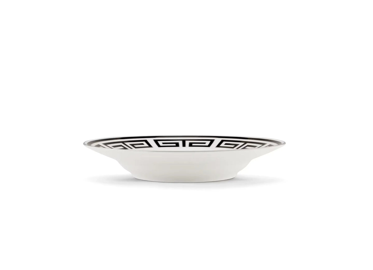 Ginori 1735 - Labirinto nero e platino - Servizio di piatti 18 pezzi