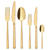 Sambonet - Rock - Servizio posate 36 pezzi PVD Gold