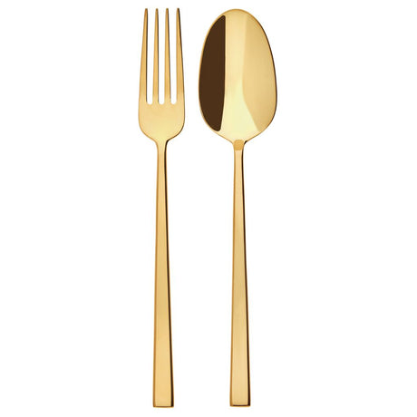 Sambonet - Rock - Servizio 2 posate a servire PVD Gold
