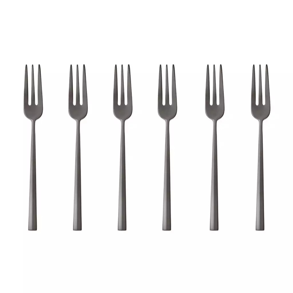 Sambonet - Rock - Set 6 forchettine dolce PVD Black