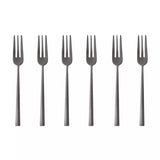 Sambonet - Rock - Set 6 forchettine dolce PVD Black