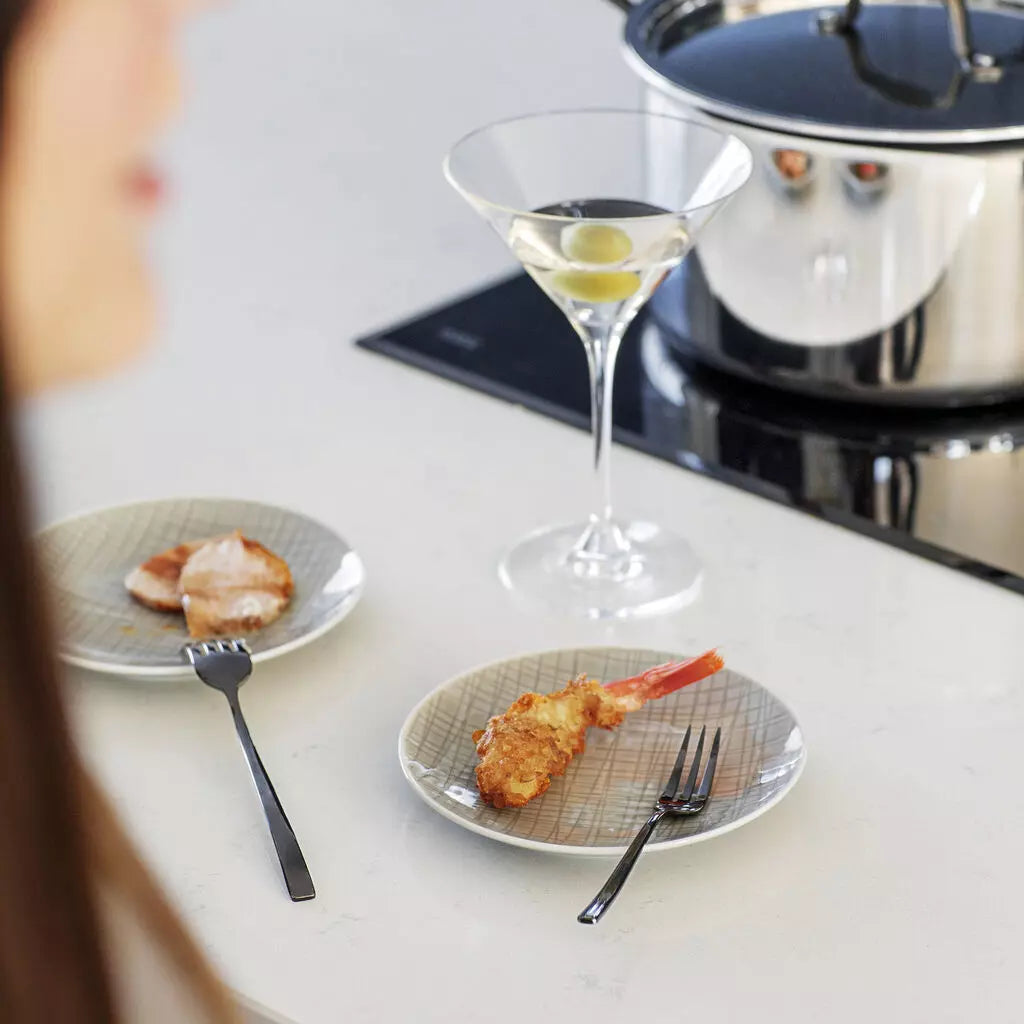 Sambonet - Rock - Set 6 forchettine dolce PVD Black