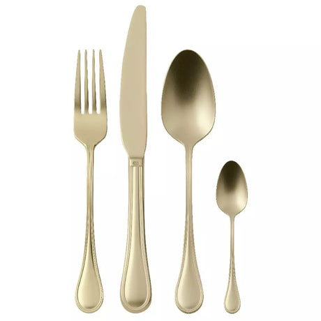 Sambonet - Royal - Servizio posate 24 pezzi Antique PVD Champagne