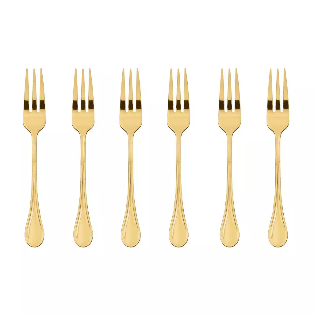 Sambonet - Royal - Set 6 forchettine dolce PVD Gold