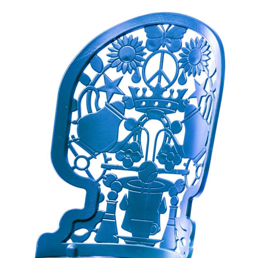 Seletti - Industry Collection - Sedia di alluminio Blu cielo