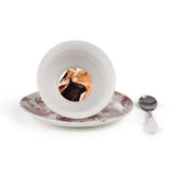 Seletti - Guiltless Rumina - Tazza Tè con Piattino e Cucchiaino