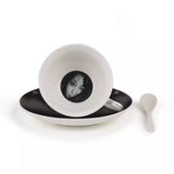 Seletti - Guiltless Bellona - Tazza tè con piattino e cucchiaino