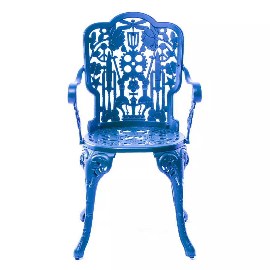Seletti - Industry Collection - Poltroncina di alluminio Blu cielo