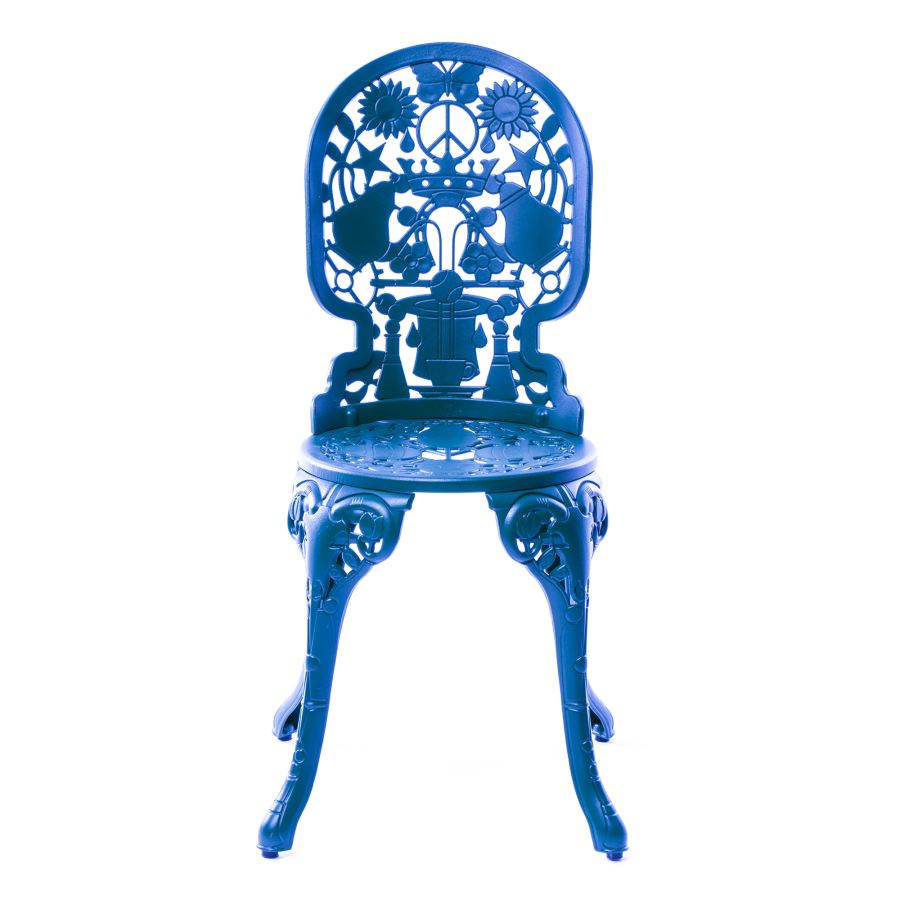 Seletti - Industry Collection - Sedia di alluminio Blu cielo