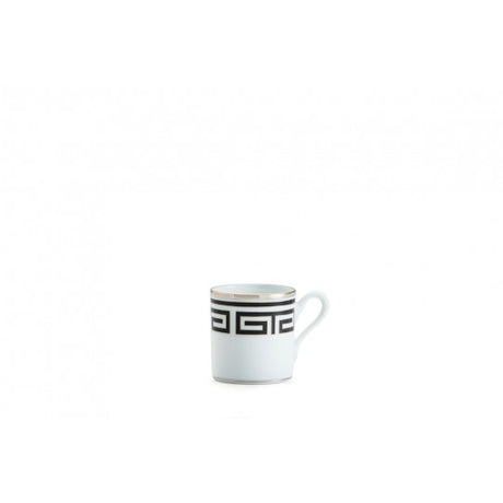 Ginori 1735 - Labirinto Nero e Platino - Servizio Caffè 6 Tazze con Piattino