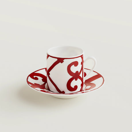 Hermès - Balcon du Guadalquivir - Tazzina da caffè con piattino - set 2 tazze c\piattino