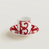 Hermès - Balcon du Guadalquivir - Tazzina da caffè con piattino - set 2 tazze c\piattino