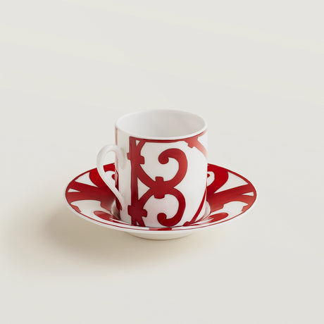 Hermès - Balcon du Guadalquivir - Tazzina da caffè con piattino - set 2 tazze c\piattino