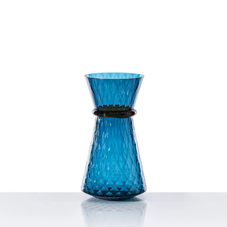 Venini Vaso TIARA - Vetro di Murano Balloton | Orizzonte Ambra