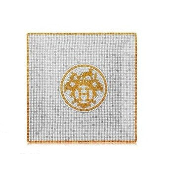 Hermès - Petit Carré N°3 - MOSAIQUE au 24 OR Svuotatasche