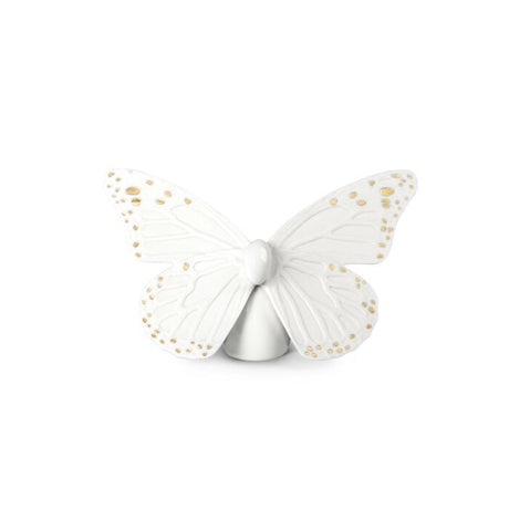 LLADRÓ – Lladrò - Farfalla - Dorato lucido e bianco