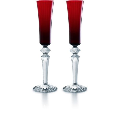 Baccarat - Fluttissimo Millenuits col. Rosso - Set 2 calici